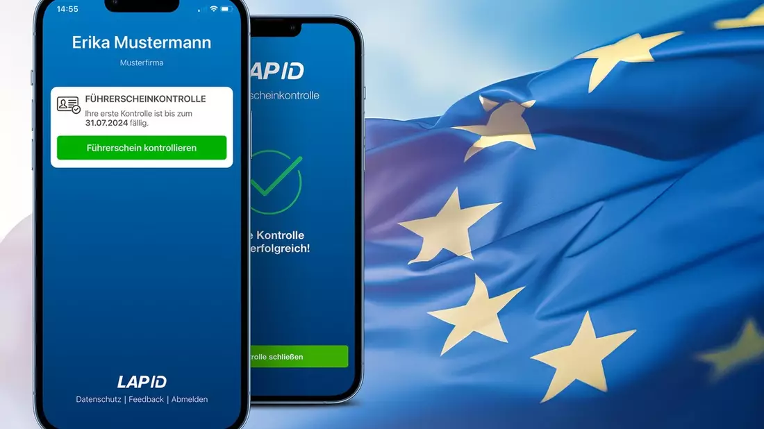 Sicherheit ohne Grenzen: Führerscheinkontrolle von LapID ab sofort für alle EU-Kartenführerscheine - Bild: presseportal.de