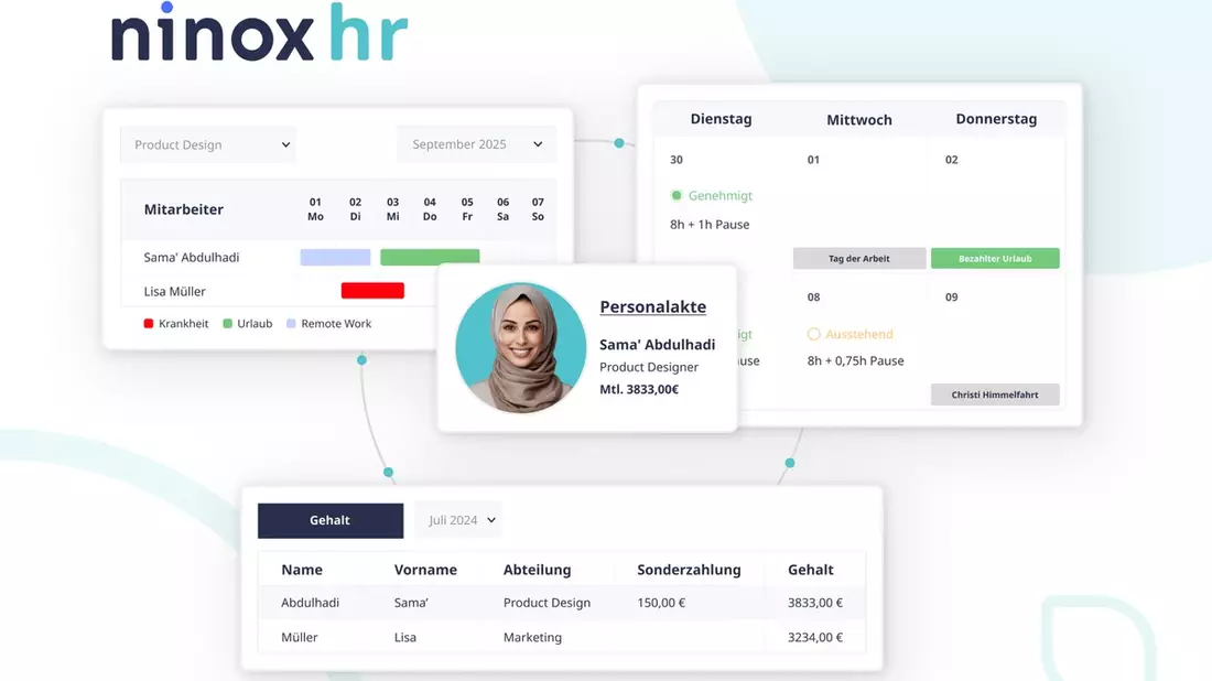 Digitalisierung im Personalwesen leicht gemacht: Ninox HR startet in Deutschland - Bild: presseportal.de
