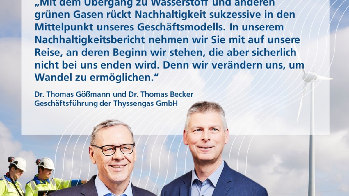 Thyssengas veröffentlicht dritten Nachhaltigkeitsbericht - Foto: presseportal.de