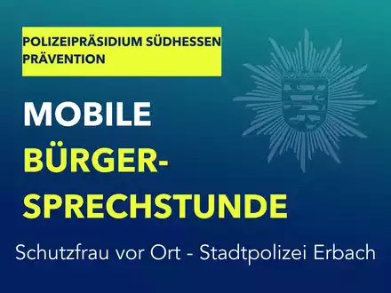 POL-DA: Erbach-Erbuch: Mobile Bürgersprechstunde der Polizei - Foto: presseportal.de