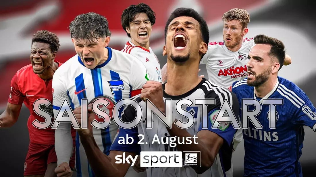 Mehr Tradition, mehr Spannung, mehr Spektakel: die 51. Saison der 2. Bundesliga mit dem Eröffnungsspiel 1. FC Köln gegen den HSV ab Freitag live bei Sky Sport - Bild: presseportal.de