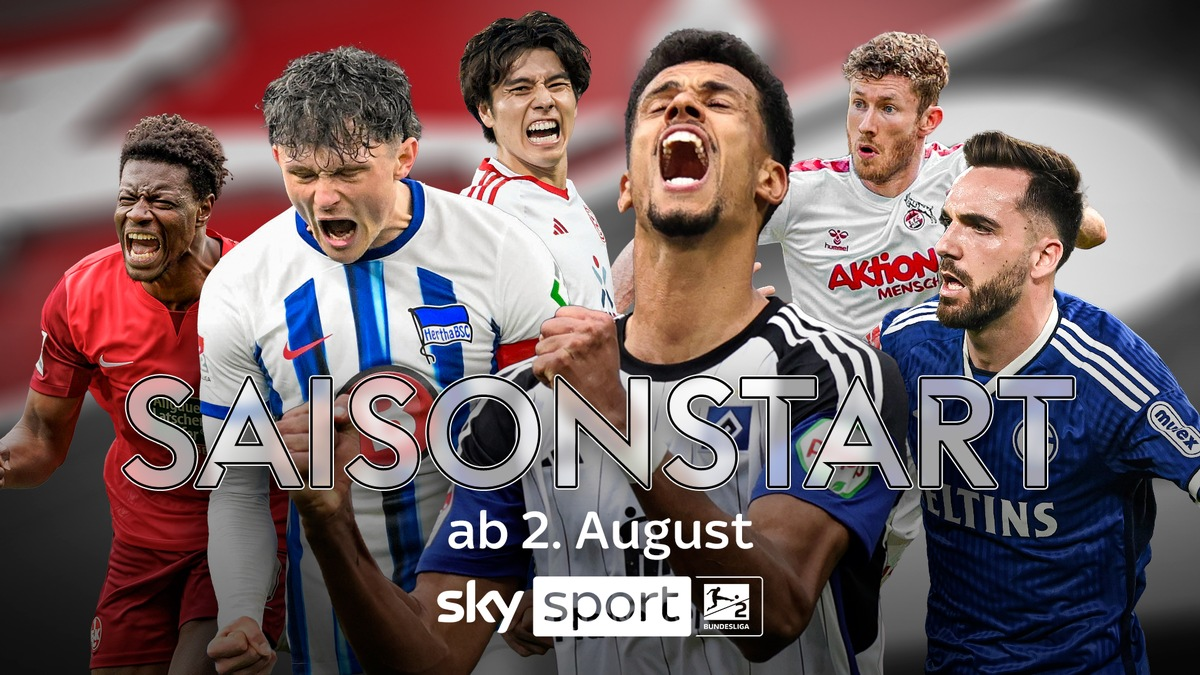Mehr Tradition, mehr Spannung, mehr Spektakel: die 51. Saison der 2. Bundesliga mit dem Eröffnungsspiel 1. FC Köln gegen den HSV ab Freitag live bei Sky Sport - Foto: presseportal.de