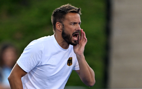 Valentin Altenburg wurde beim Olympia-Auftritt in Paris deutlich. - Foto: Federico Gambarini/dpa