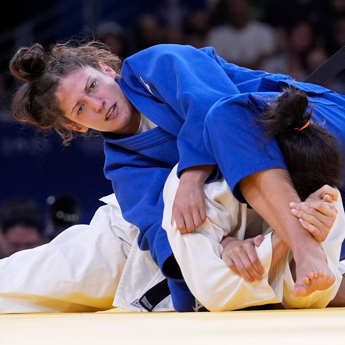 Miriam Butkereit (oben) trat in Paris zum ersten Mal bei Olympischen Spielen an. - Foto: Eugene Hoshiko/AP/dpa