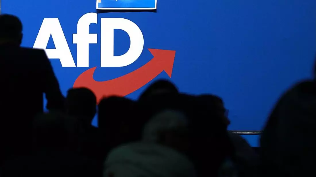 Logo auf AfD-Parteitag (Archiv) - Bild: über dts Nachrichtenagentur
