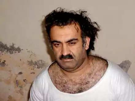 Chalid Scheich Mohammed gilt als einer der Hintermänner der Anschläge vom 11. September 2001. (Archivbild) - Foto: epa Handout/epa/dpa