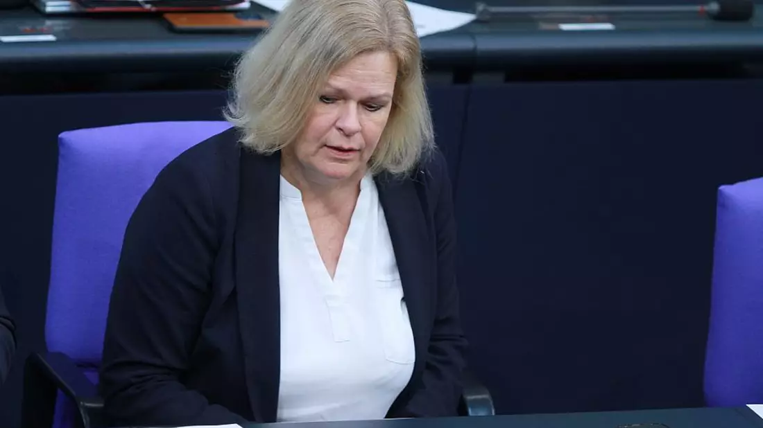 Nancy Faeser (Archiv) - Bild: über dts Nachrichtenagentur
