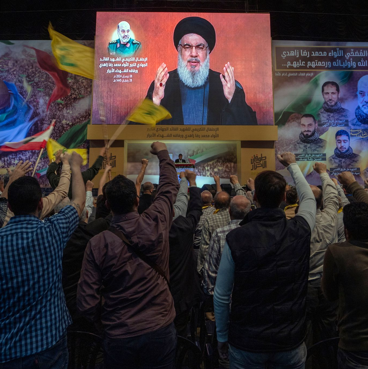  Libanesische Medien berichteten von rund zehn Angriffen in Beirut. - Foto: Hassan Ammar/AP/dpa