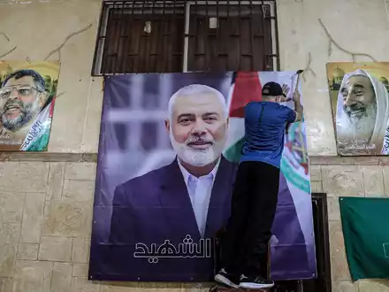 Der Iran veranstaltet eine Trauerzeremonie für den in Teheran getöteten Hamas-Auslandschef Hanija. (Archivbild) - Foto: Marwan Naamani/dpa