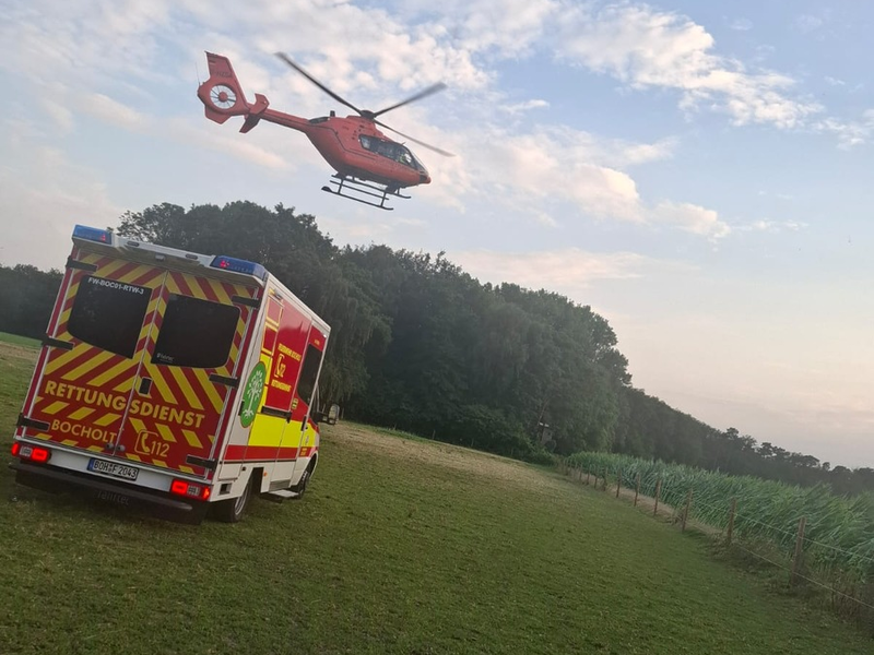 FW Bocholt: Reitunfall in Bocholt-Barlo - Foto: presseportal.de