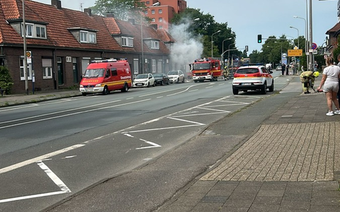 FW Gronau: Brand eines Reihenhauses an der Ochtruper Straße - Foto: presseportal.de