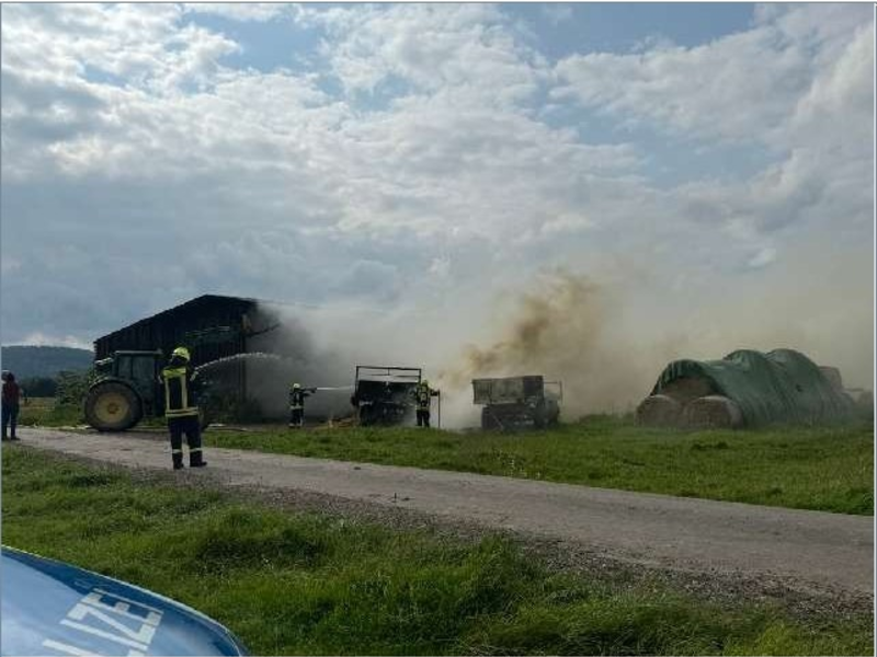 POL-HOL: Nach Scheunenbrand - Polizei bittet um Hinweise - Foto: presseportal.de