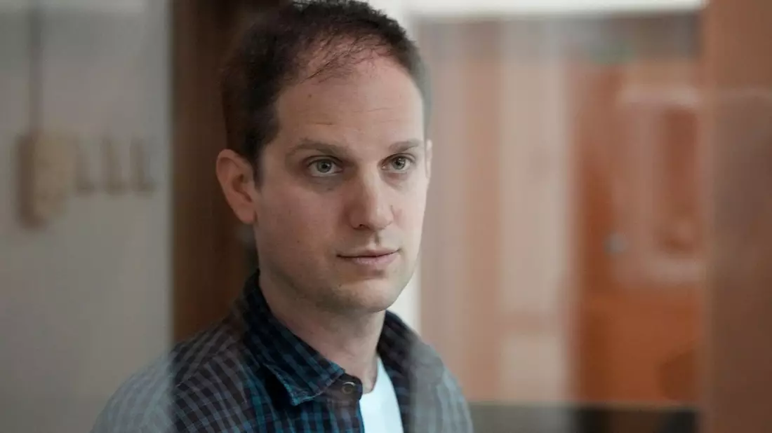 Der Russland-Korrespondent des «Wall Street Journal», Evan Gershkovich, wurde erst Mitte Juli verurteilt. (Archivbild) - Bild: Alexander Zemlianichenko/AP/dpa