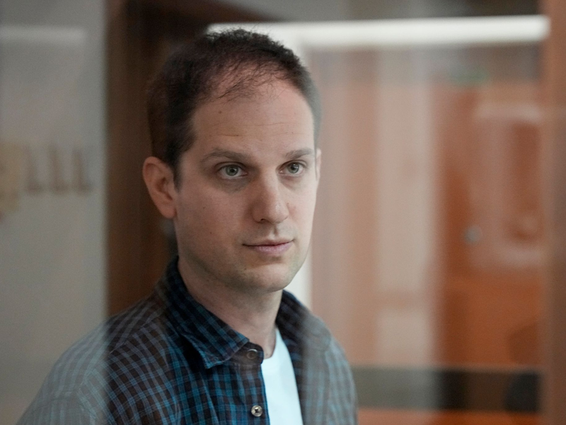 Der Russland-Korrespondent des «Wall Street Journal», Evan Gershkovich, wurde erst Mitte Juli verurteilt. (Archivbild) - Foto: Alexander Zemlianichenko/AP/dpa