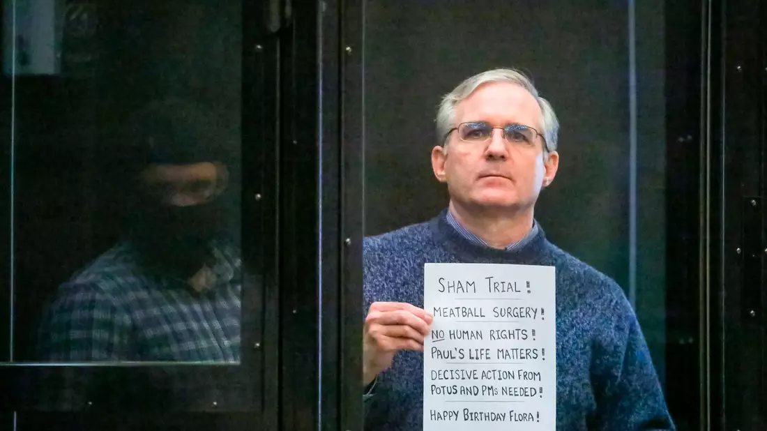 Auch der US-Amerikaner Paul Whelan hat Russland verlassen. (Archivbild) - Bild: Sofia Sandurskaya/Moscow News Agency/AP/dpa