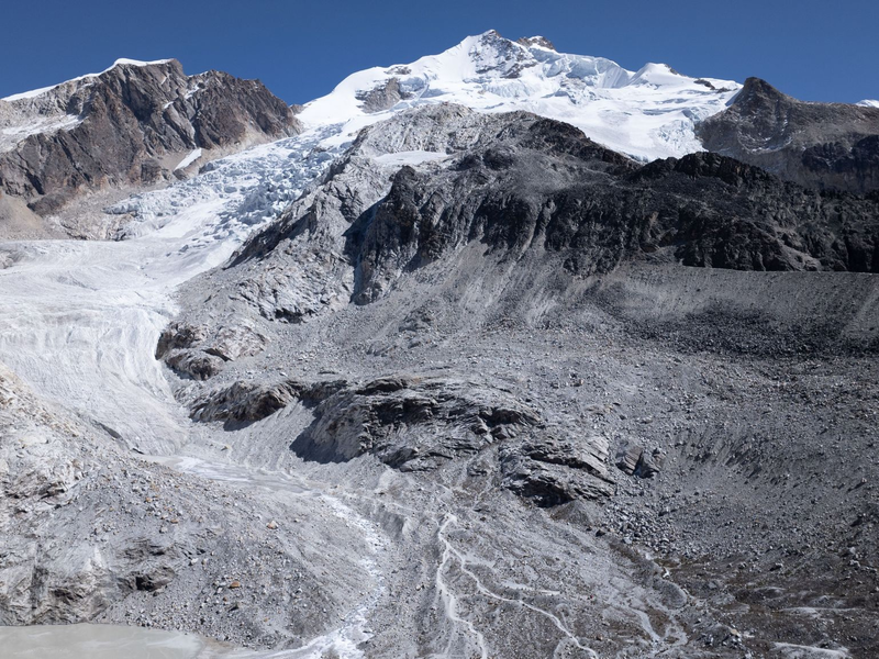 Der Zongo-Gletscher in der Region Huayna Potosi in Bolivien - Foto: Ethan C. Parrish/Phd. Whisperin/dpa
