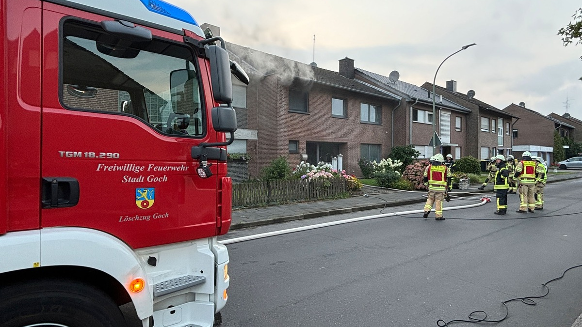 FF Goch: Trockner verursacht Kellerbrand - Foto: presseportal.de
