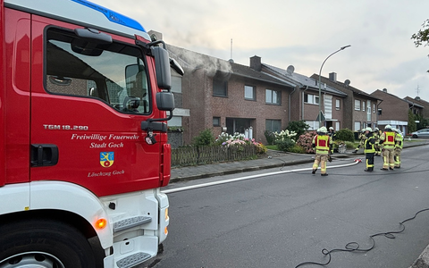 FF Goch: Trockner verursacht Kellerbrand - Foto: presseportal.de