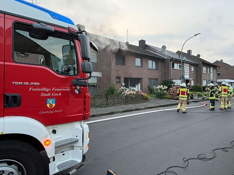 FF Goch: Trockner verursacht Kellerbrand - Foto: presseportal.de