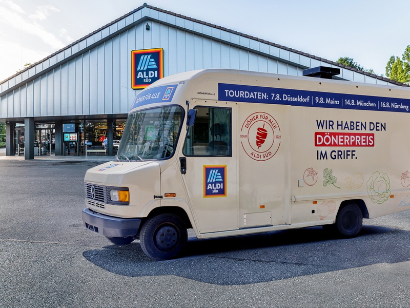Döner für alle schon ab zwei Euro: ALDI SÜD geht auf Döner-Tour durch Deutschland - Foto: presseportal.de