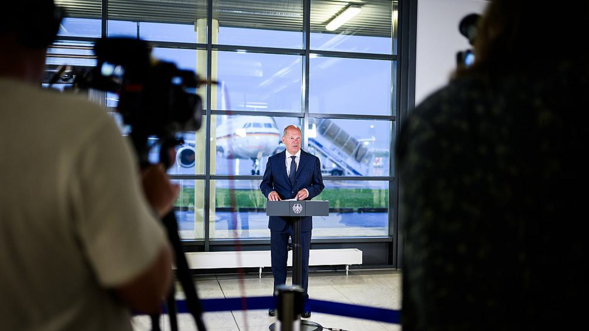 Olaf Scholz bei Statement zu Gefangenenaustausch am 01.08.2024 - Foto: Güngör, Marvin Ibo/BPA, über dts Nachrichtenagentur