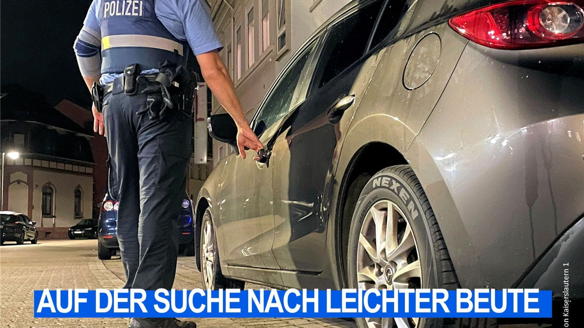 POL-PPWP: Die Sache mit den unverschlossenen Autos... - Foto: presseportal.de