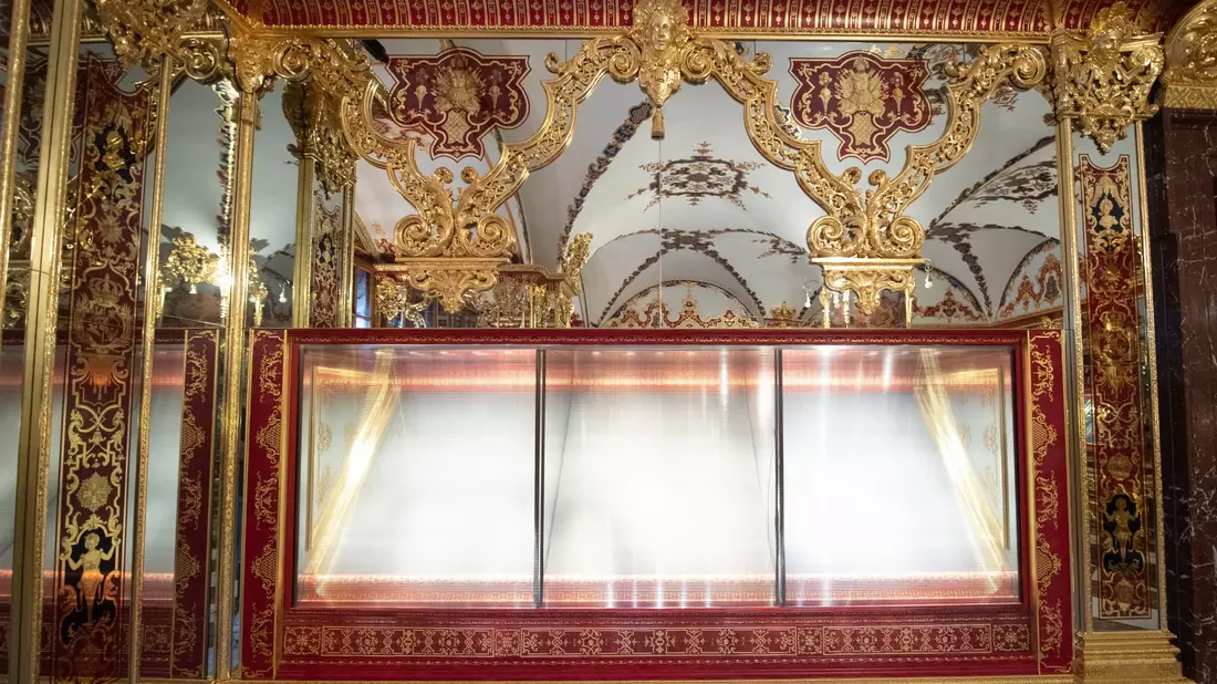 Dresden: Die Dresdner Schatzkammer Grünes Gewölbe zeigt gestohlene Juwelen wieder am alten Ort. (Archivbild) - Bild: Sebastian Kahnert/dpa-Zentralbild/dpa