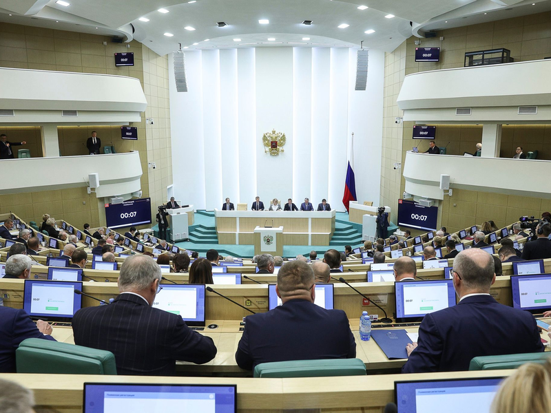 Ein Senator im russischen Föderationsrat soll einen Mord in Auftrag gegeben haben. (Archivbild) - Foto: ---/The Federation Council of The Federal Assembly of The Russian Federation/AP/dpa