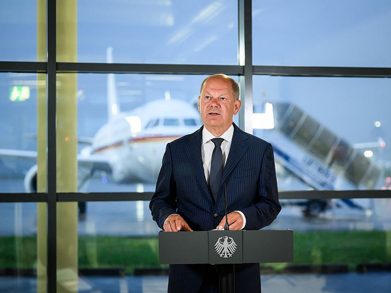 Olaf Scholz bei Statement zu Gefangenenaustausch am 01.08.2024 - Foto: Güngör, Marvin Ibo/BPA, über dts Nachrichtenagentur