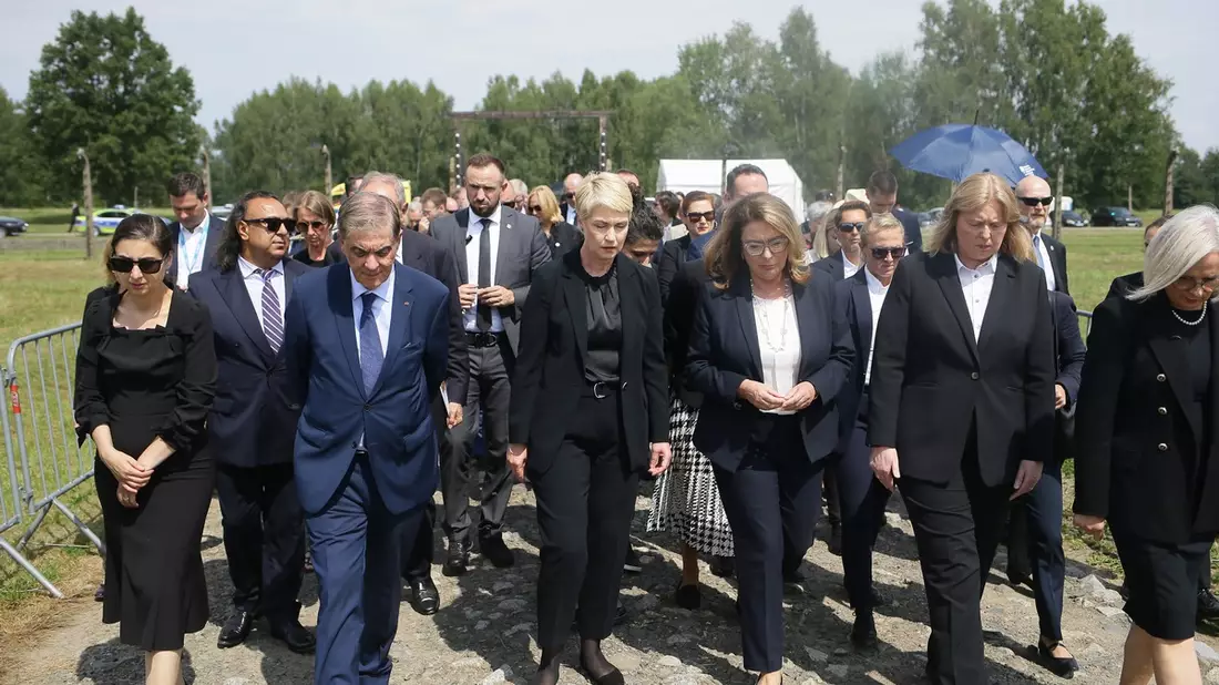 Gedenkveranstaltung zum Europäischen Holocaust-Gedenktag für Sinti und Roma am 2. August 2024 - Bild: presseportal.de