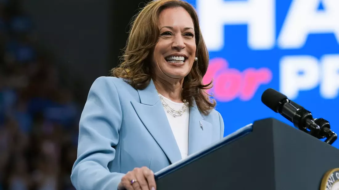 US-Vizepräsidentin Kamala Harris hat sich bei einer Online-Abstimmung der Demokraten die notwendige Mehrheit der Delegiertenstimmen für die Präsidentschaftskandidatur ihrer Partei gesichert. (Archivbild) - Bild: John Bazemore/AP