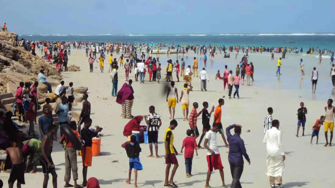 Der Lido Beach in Mogadischu (Archivbild) - Bild: picture alliance / dpa