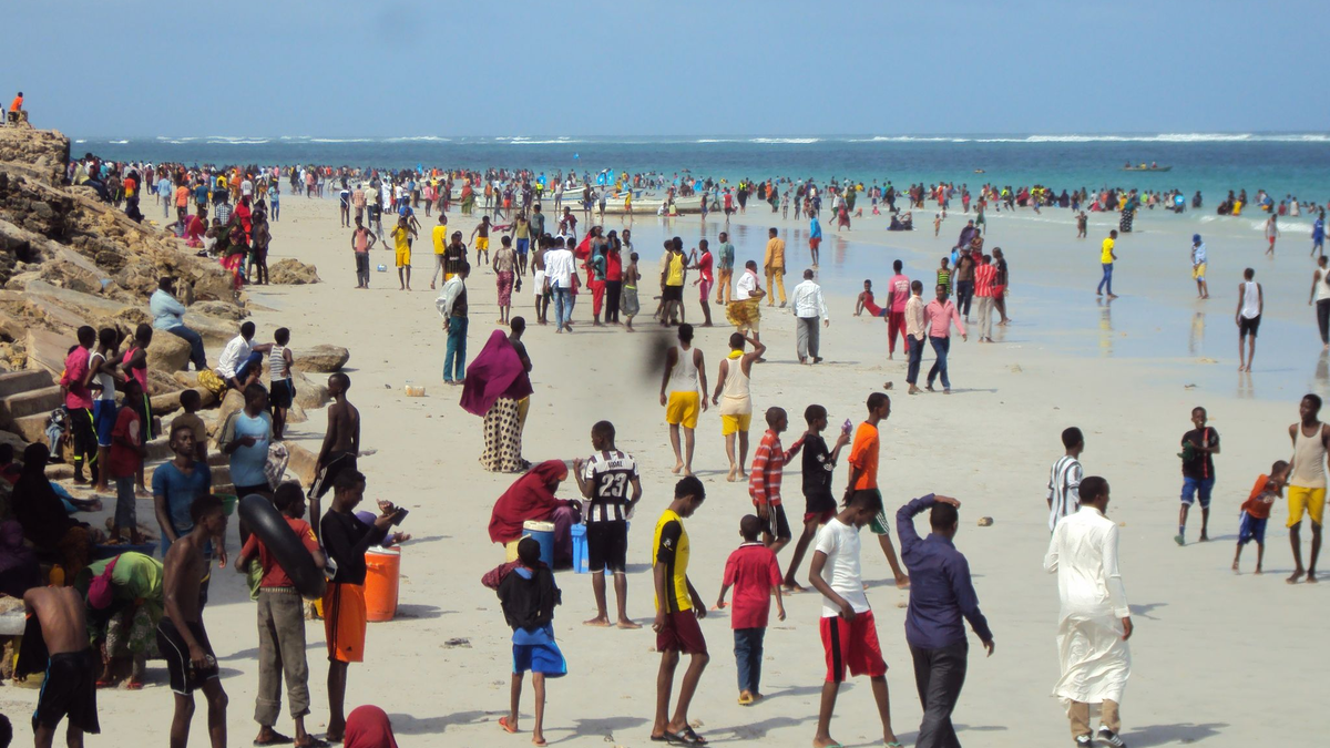 Der Lido Beach in Mogadischu (Archivbild) - Foto: picture alliance / dpa