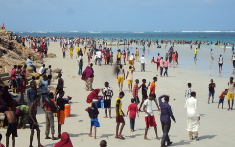 Der Lido Beach in Mogadischu (Archivbild) - Foto: picture alliance / dpa