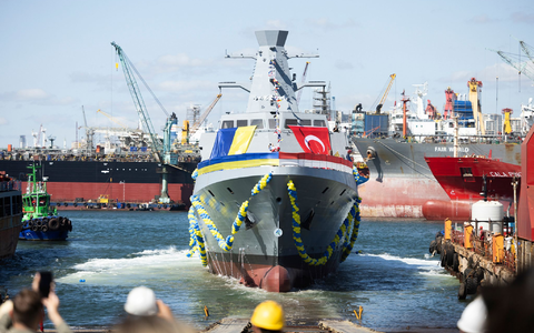 Die ukrainische Kriegsmarine hat im Verteidigungskampf gegen den russischen Angriffskrieg immer wieder militärische Erfolge für sich verbucht. (Archivbild) - Foto: Uncredited/Ukrainian Presidential Press Office/AP/dpa