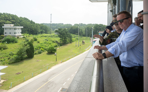 Soldaten der anderen Seite waren 50 Meter entfernt.  - Foto: Soeren Stache/dpa