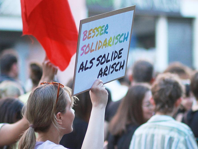 Protest gegen die AfD (Archiv) - Foto: über dts Nachrichtenagentur
