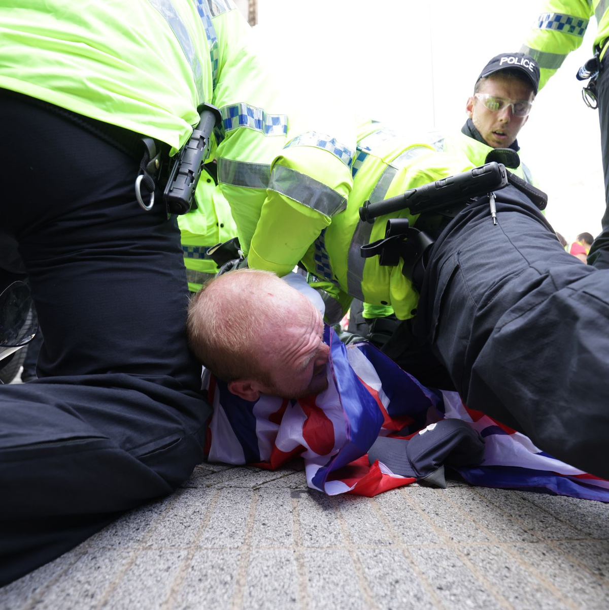 Es gab massive Angriffe gegen Polizisten. - Foto: James Speakman/PA Wire/dpa