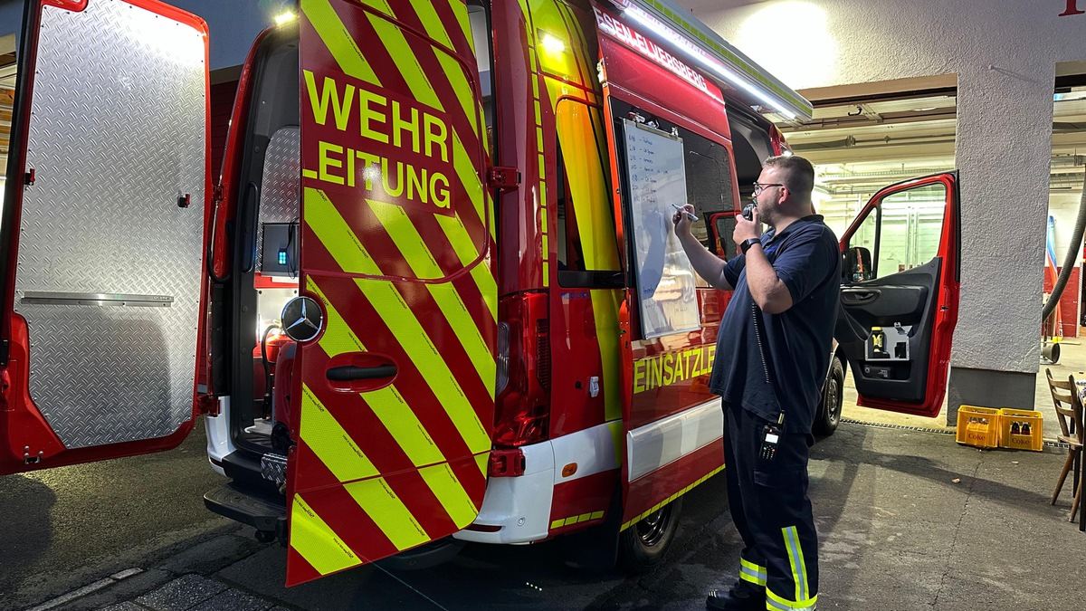 FW LK Neunkirchen: Starkregenereignis trifft die Gemeinde Spiesen-Elversberg - Foto: presseportal.de