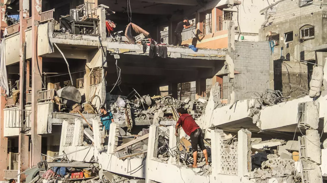 Seit 15 Monaten tobt der Gaza-Krieg nun schon. (Archivbild)   - Bild: Mahmoud Zaki/XinHua/dpa
