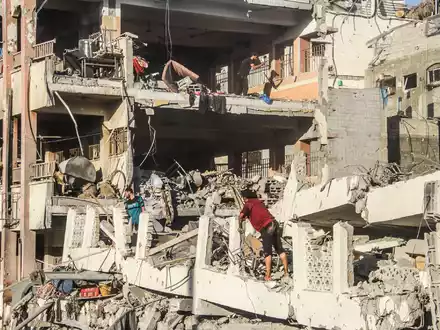 Der Krieg und das Leiden im Gazastreifen geht vorerst weiter.  - Foto: Mahmoud Zaki/XinHua/dpa