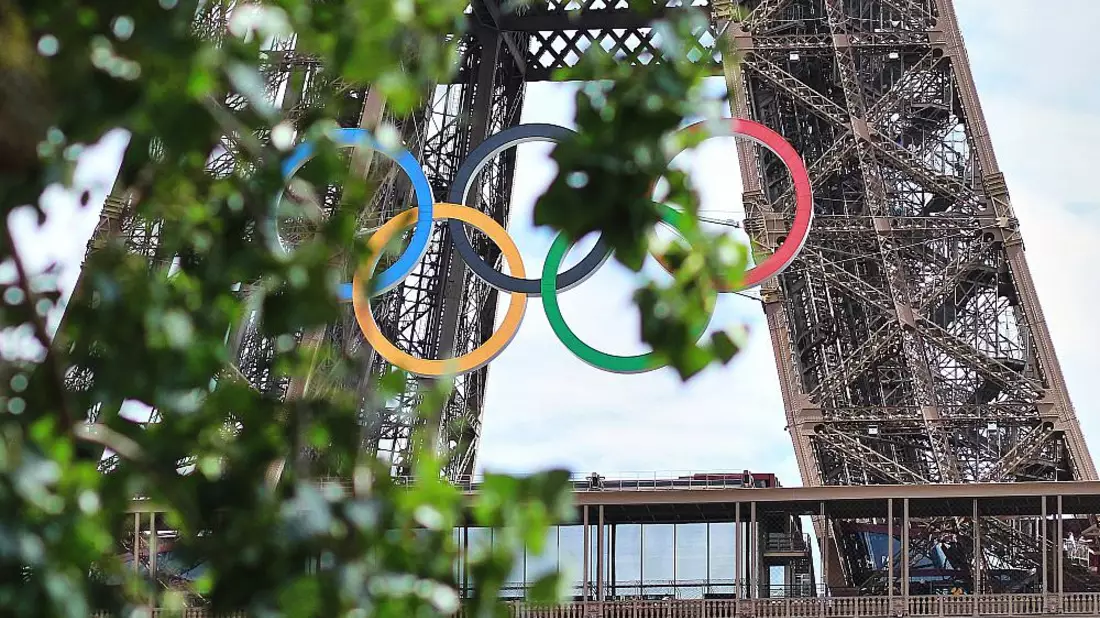 Eiffelturm mit Olympischen Ringen (Archiv) - Bild: über dts Nachrichtenagentur