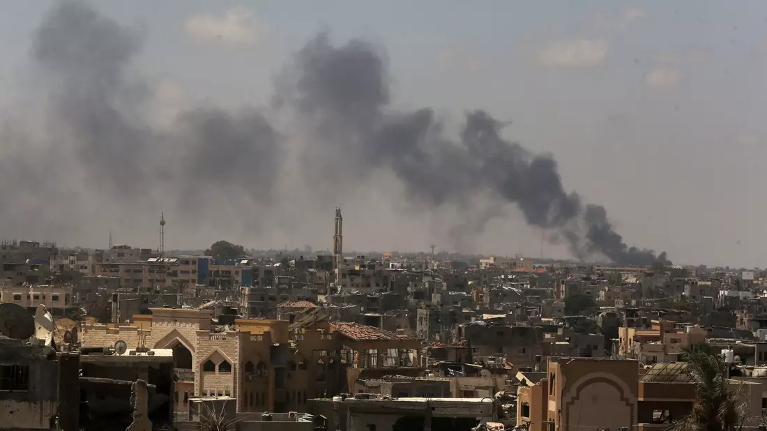 Angriff im Gazastreifen (Archivbild) - Bild: Omar Ashtawy/APA Images via ZUMA Press Wire/dpa