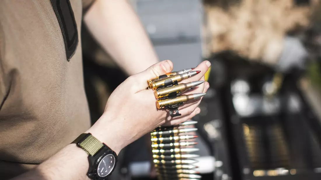 Neue Munition: 500er Gurte für das Maschinengewehr MG6 - Bild: presseportal.de