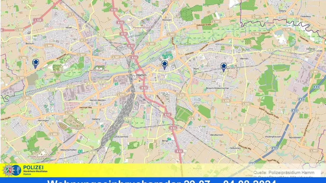 POL-HAM: Wohnungseinbruchsradar Hamm für die Woche vom 29. Juli bis 4. August - Bild: presseportal.de