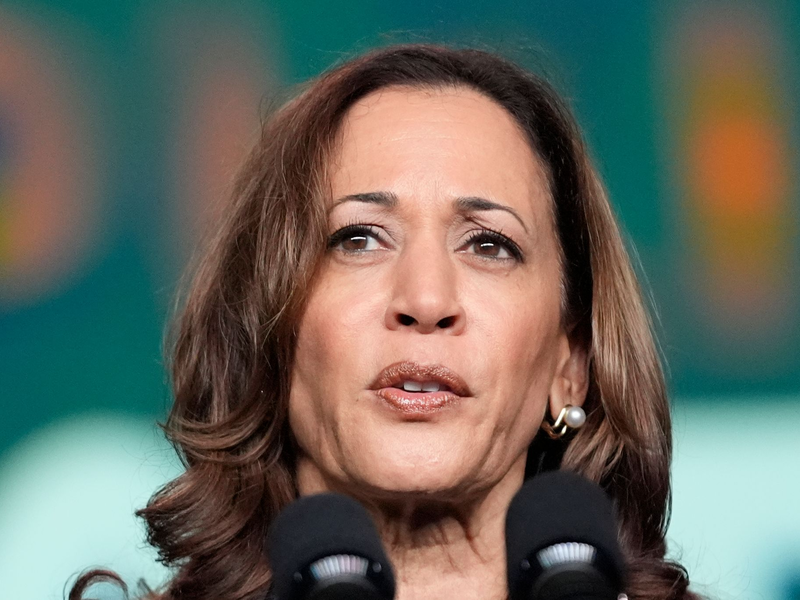 Kamala Harris bei einer Veranstaltung in Houston im US-Bundesstaat Texas. - Foto: Mat Otero/AP