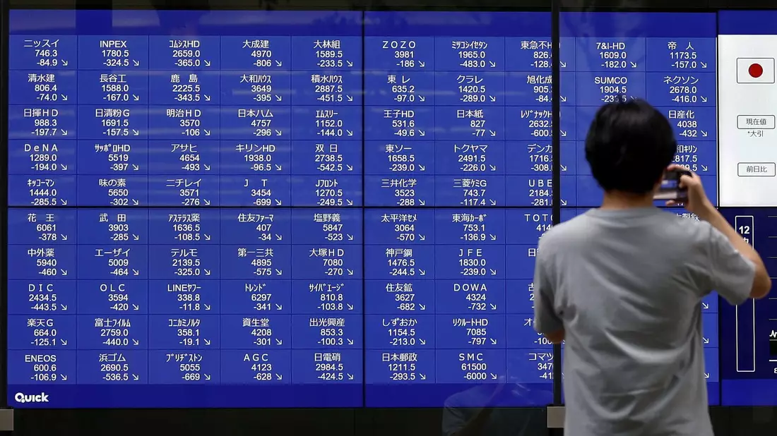 Die Börsen in Asien erholen sich nach dem Absturz am Vortag - Bild: -/Kyodo/dpa