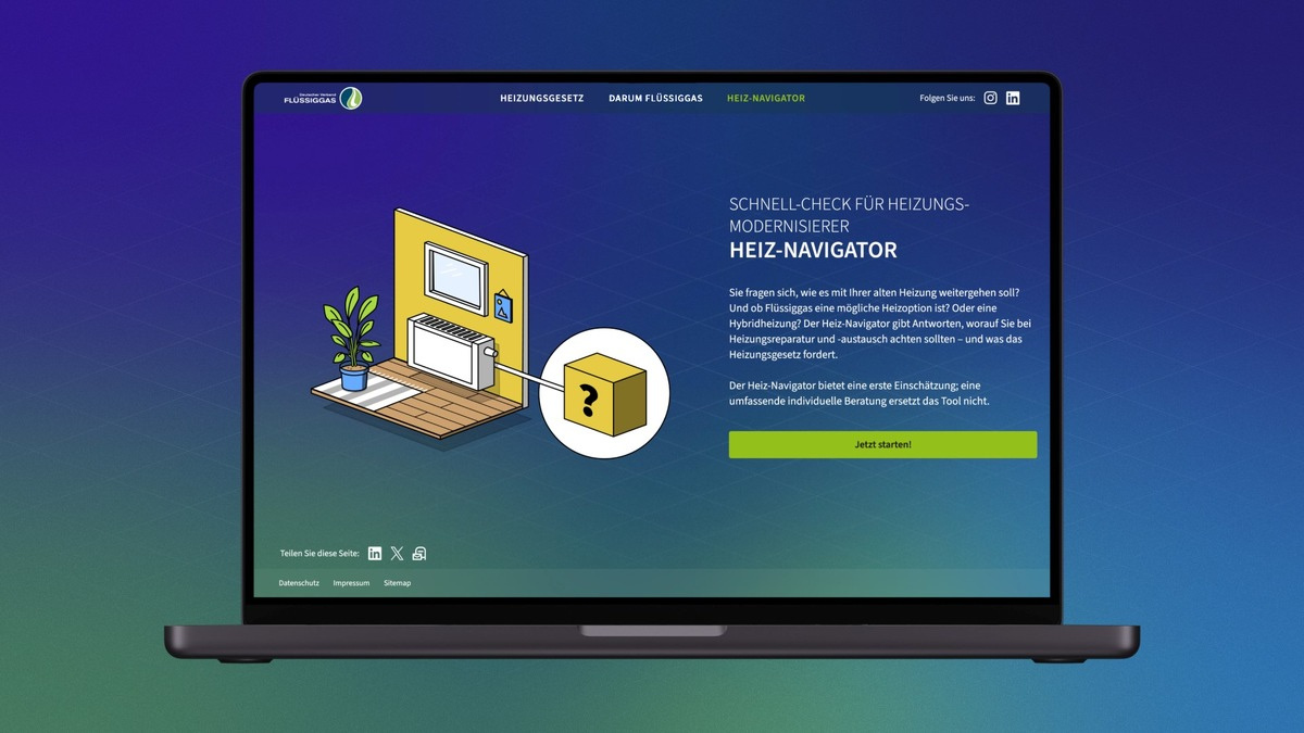 Fragen zur Heizungsmodernisierung? Der interaktive 