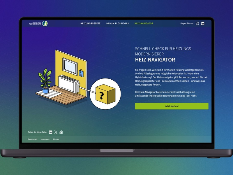 Fragen zur Heizungsmodernisierung? Der interaktive Heiz-Navigator bringt Klarheit - Foto: presseportal.de