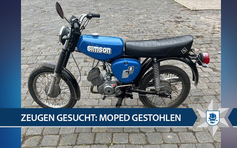 POL-Bremerhaven: Moped entwendet - Polizei bittet um Mithilfe - Foto: presseportal.de